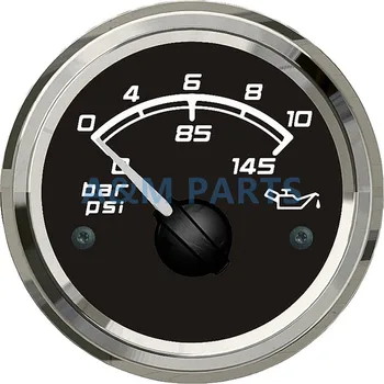 

KUS Marine Oil Pressure Gauge Boat Car RV Electric Pressure Gauge 0-10 Bar 52mm