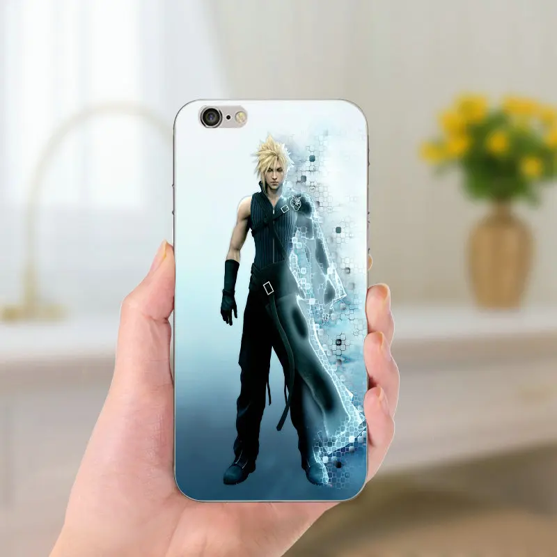 Модный Final Fantasy Noctis для iPhone 8 7 6 6S Plus X 5 5S SE 5C 4 Coque Shell модный силиконовый мягкий чехол для телефона из ТПУ