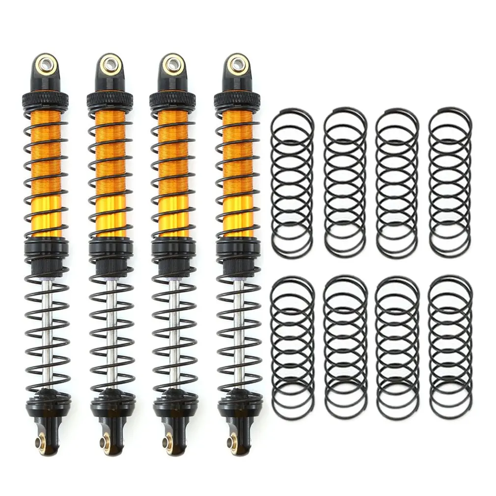 2Pcs RC Rock Crawler Metal Oil Suspension Shocks Absorber 70mm 120mm