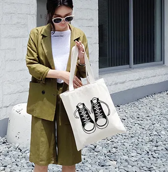 

Ladies Shoulder Bag Canvas Bag Student New Handbag Korean Simple Women's Bag