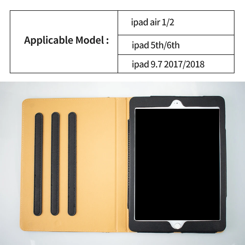 Кожаный ударопрочный чехол для iPad 9 7 2017 2018 air 2 a1822 a1566 a1893 a1474 | Компьютеры и офис