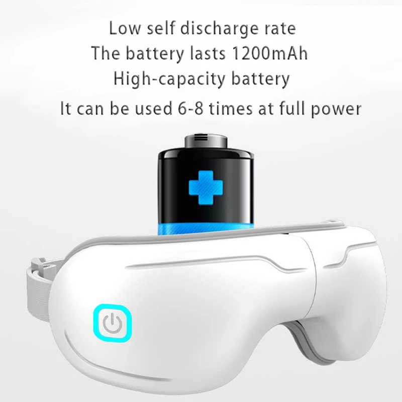 

Electric Vibration Bluetooth Eye Massager Eye Care Device Wrinkle Fatigue Relieve Vibration Massage Hot Compress Therapy Glasses