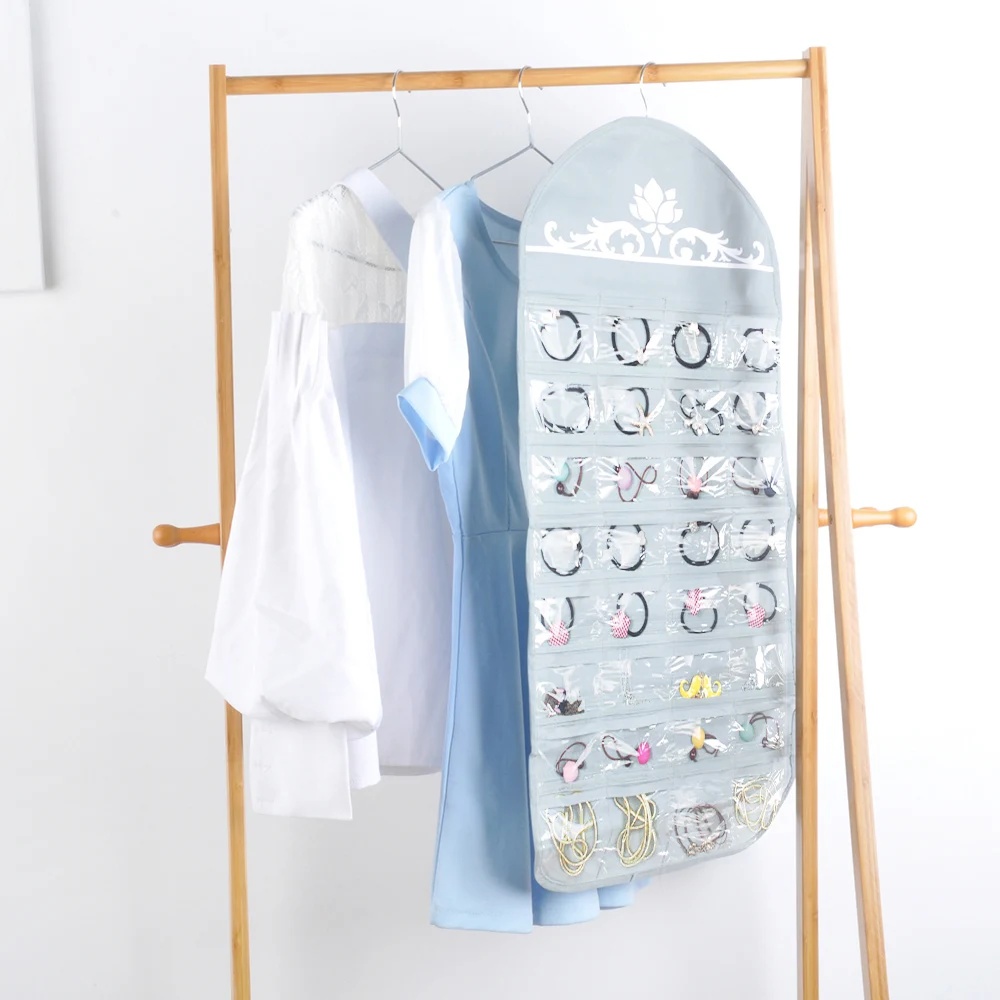 Double Sided Storage Bag Hanging Bag Jewelry Organizer Holder