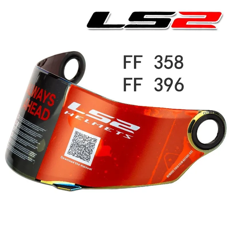 LS2ヘルメットガラスオリジナルLS2 FF358フルフェイスオートバイ