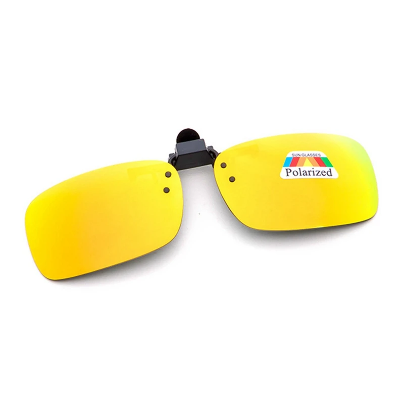 Polarized Clip On Sunglasses Near-Sighted Driving Night Vision Lens Anti-UVA Anti-UVB Car Driver Goggles Sunglasses Clip