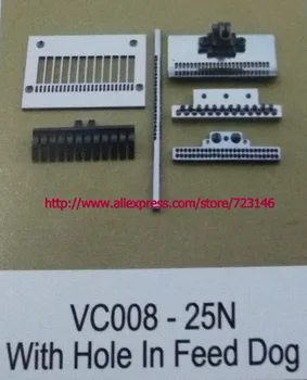 

NEEDLE GAUGE SET vc008-25n with hole in feed dog NDUSTRIAL SEWING MACHINE PLATE FOR CANSAI JUKI SINGER