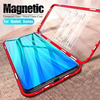 

Magnetic Adsorption Flip Phone Case For Xiaomi Redmi Note 8 Pro 8T K30 8A Back Covers on Xiomi Mi 10 Pro Mi10 9 Lite Light 9T A3