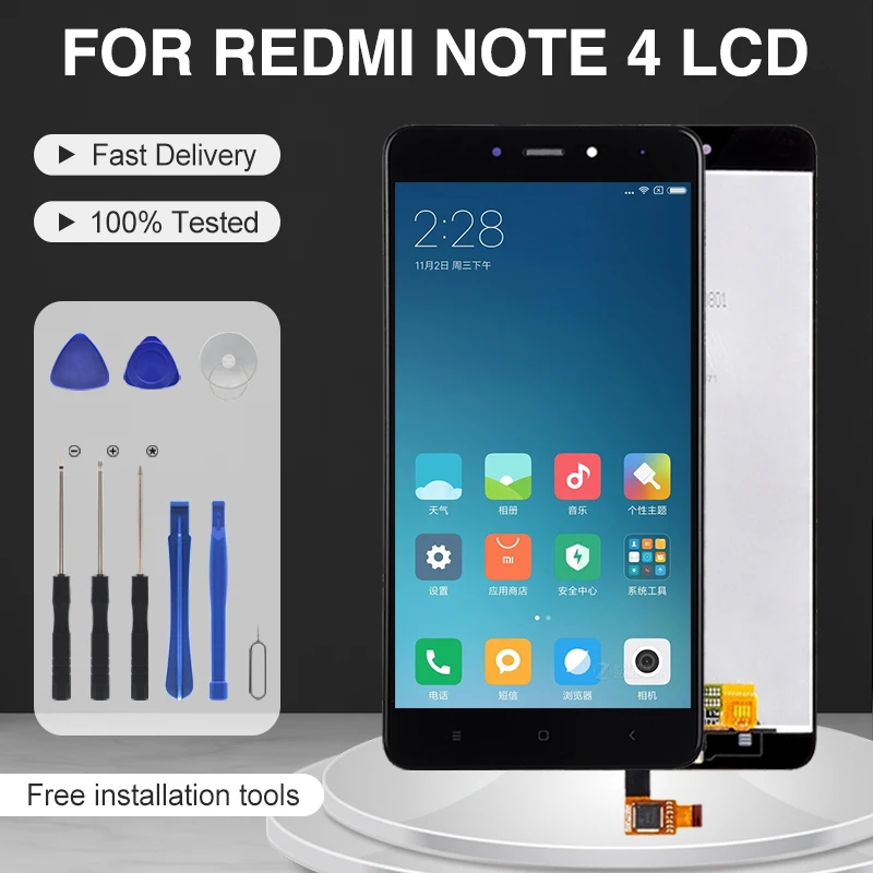 5 7 дюймовый ЖК-дисплей Catteny для Xiaomi Redmi Note 4 Pro сенсорный экран с цифровым