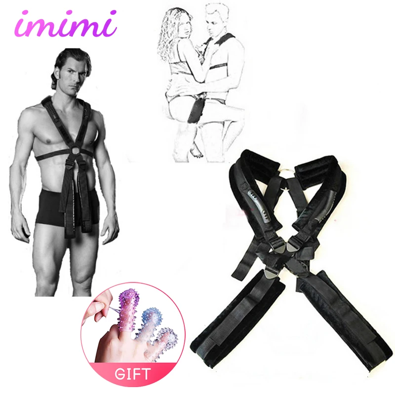 

Adult Sex Swing Chairs For Couples Flirting Handcuffs Bdsm Bondage Sex Furniture Straps Swing Restraint Adjustable SM Sex Toys