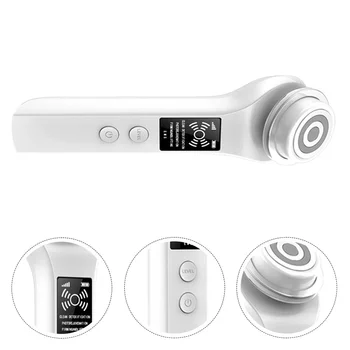 

1PC Anion Beauty Apparatus Face Massage Device Cold Hot Compress Beauty Apparatus for Women (White)