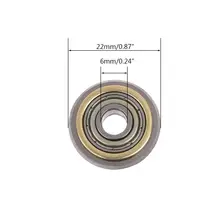 Cortador Manual de ladrillos de baldosas rodamiento rotativo rueda de repuesto para la máquina de corte 22mm