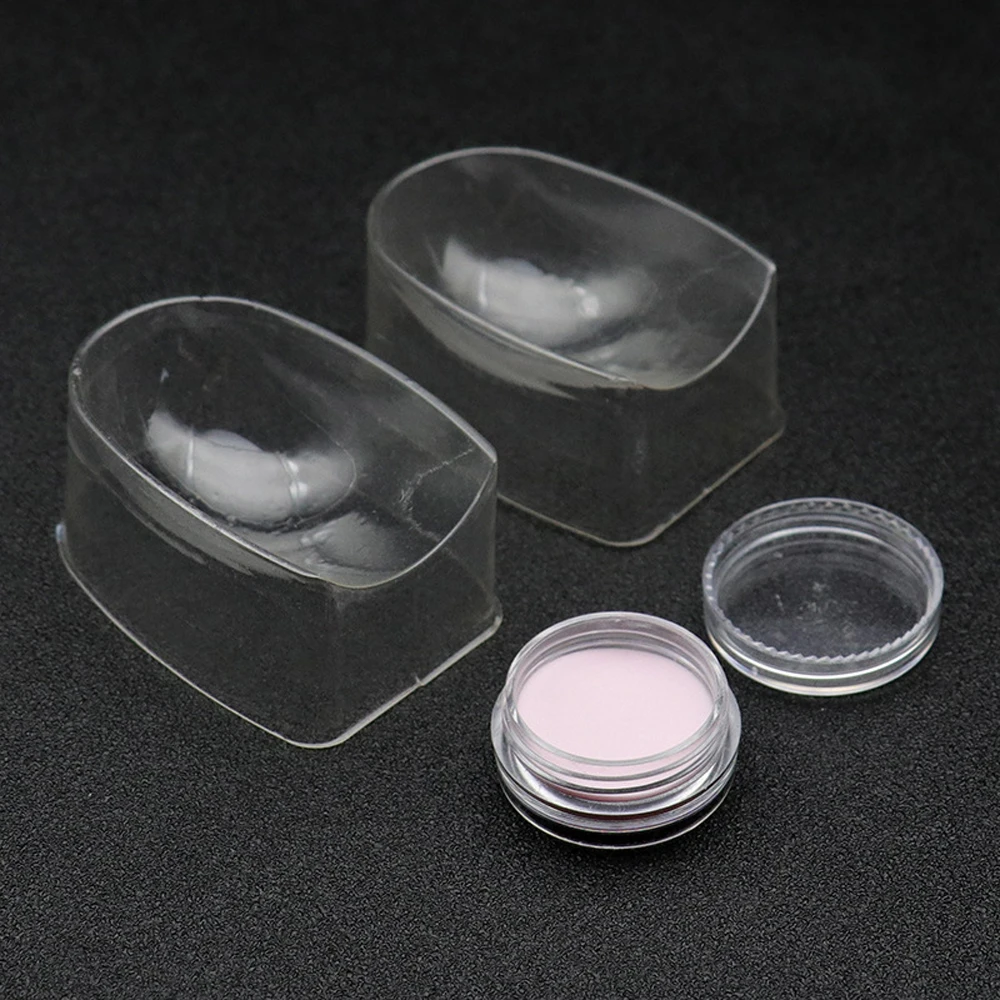 10 Pcs Nail Dipping Powder Box French Tip Tray Nail Smile Line Mold Dip Container DIY Art Supplies Manicure Accessorie nail powder