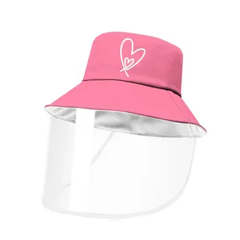 

Polyester Fishing Hat with Colorful Pink Style Pattern Print Daily Protective Hats Cover Removable 2020 Hot Style Cap Custom