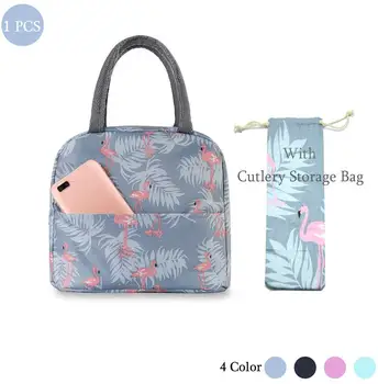 

New Baby Food Milk Bottle Storage Insulation Bags Waterproof Oxford Flamingo Bag Lunch Bag Infant Kids Food Warmer Thermal Bag