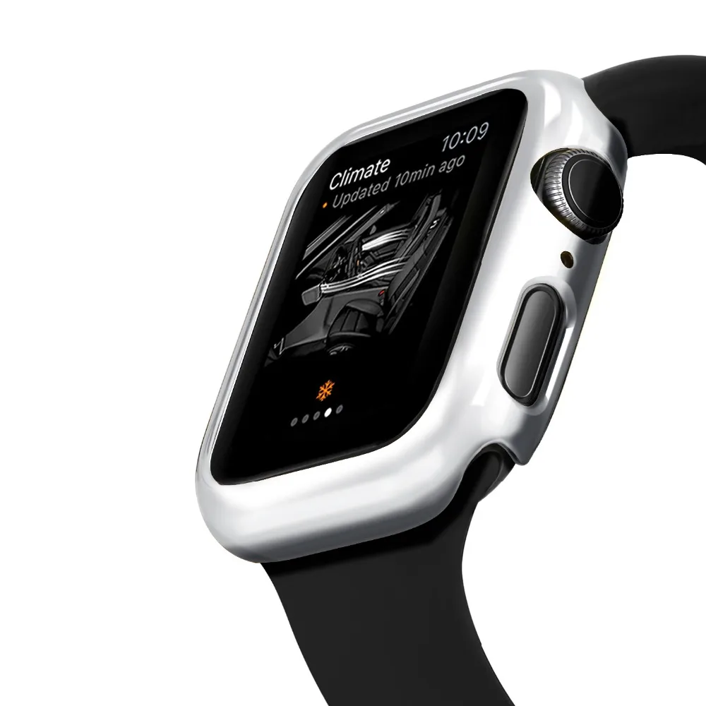 Защитный чехол для Apple Watch, версии 5/4/3/2/1 40 мм 44 мм пластиковая рама ПК чехол s для наручных часов iWatch, версия 3, 2, 42 мм, 38 мм