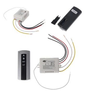 

Wireless 2 Channel ON/OFF Lamp Remote Control Switch Receiver Transmitter 40JE