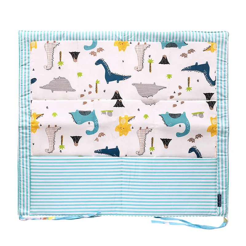 Muslin Tree Bed Hanging Storage Bag Baby Cot Bed Brand Baby Cotton Crib Organizer 60*50cm Toy Diaper Pocket for Crib Bedding Set