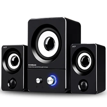 

speaker Portable Computer mobile phone mini speaker USB port Subwoofer wireless Bluetooth multimedia speaker