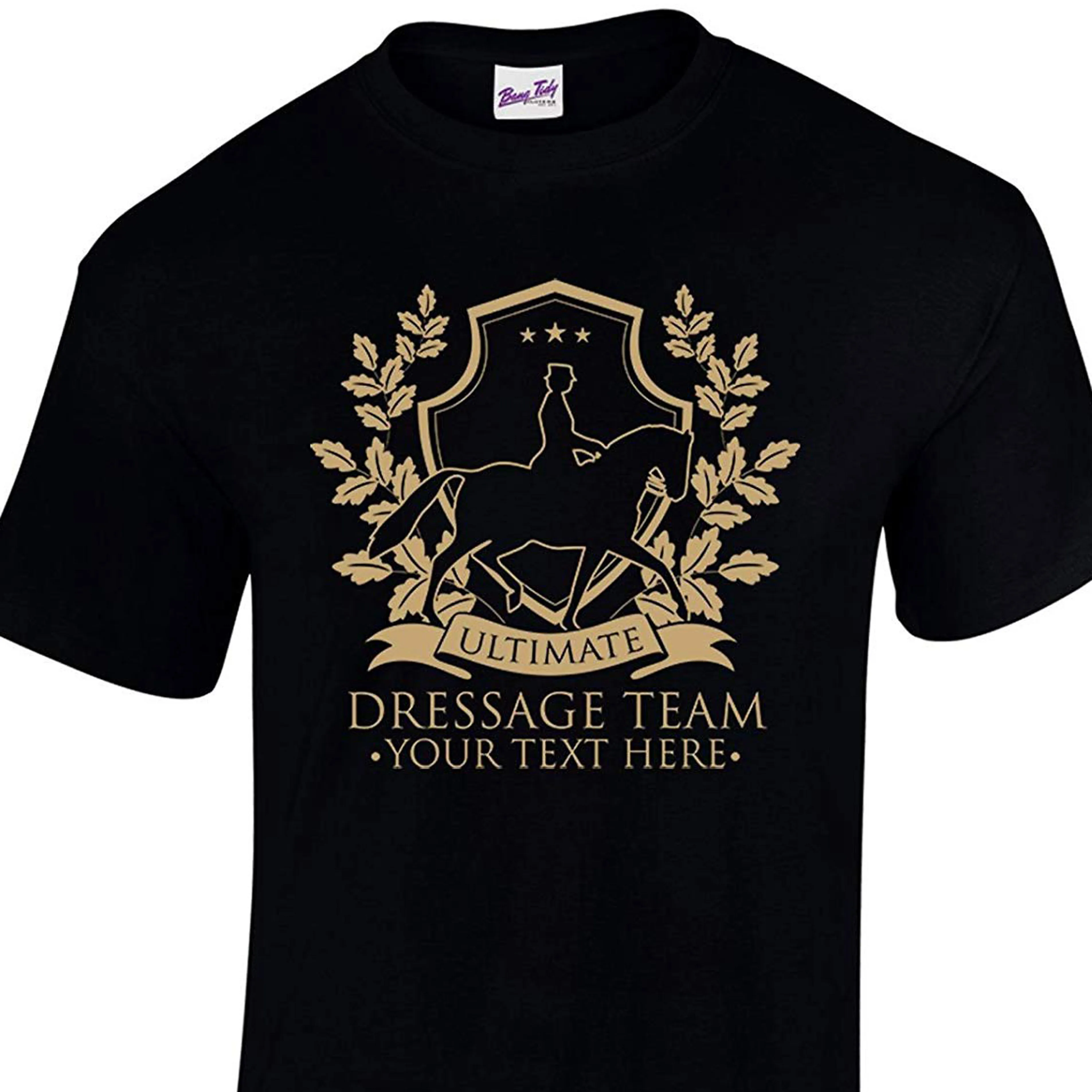 Персонализированная футболка для мужчин Ultimate Dressage команда Подарки него мужские
