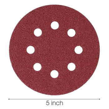 

Round Sandpaper 40-800Grit Hook And Loop Sand Paper Sanding Disc Abrasive