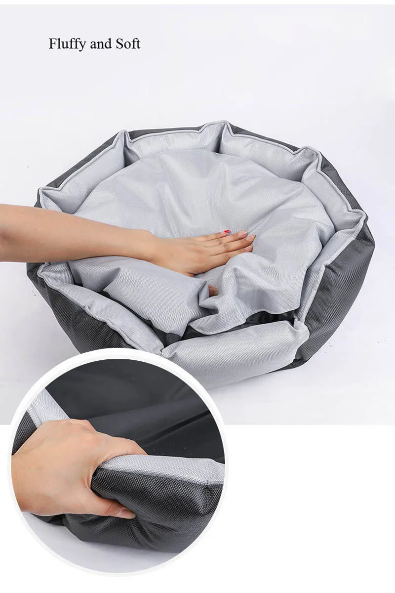 Four Season Waterproof Dog Bed Soft Comfortable Pet House Washable Cat Dog Sofa for Large Medium Small Dogs