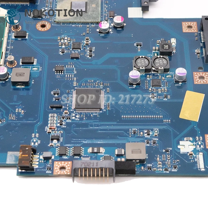 NOKOTION MBWJU02001 MB. WJU02.001 для acer aspire 5741 5741zg 5742 5742G материнская плата для ноутбука NEW70 LA-5892P HM55 DDR3 Бесплатный процессор