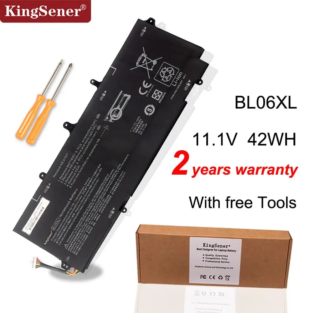 Аккумулятор KingSener BL06XL BL06042XL для ноутбука HP Elitebook 1040 G0 G1 G2 HSTNN DB5D 722297 001 722236 171 11 1 V