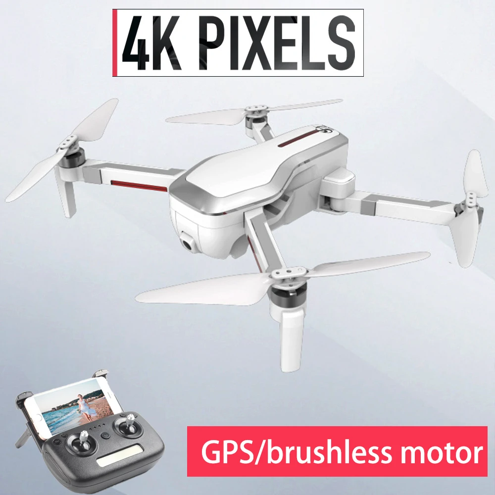 GPS 5G WIFI FPV 4K Ultra HD Camera Brushless Motor Foldable RC Drone Follow Me 