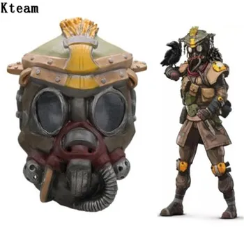 

Game Apex Legends Bloodhound PathFinder Cosplay Costume Latex Full Face Head Helmet Mask Halloween Mask Props Adult Women Men