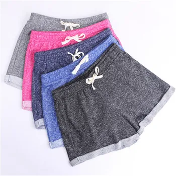 DICHSKI Women's Elastic Waist Sports Shorts Workout Running Fitness Biker Female Yoga Shorts Gym Cycling Drawstring New Bottom 4