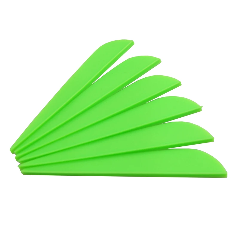 Green 50 шт. стрельба из лука стрелы перо " падение Форма резиновый перо ТПУ Fletching оперение для стрельбы из лука стрелы перо Охота Стрельба аксессуары - Цвет: Green