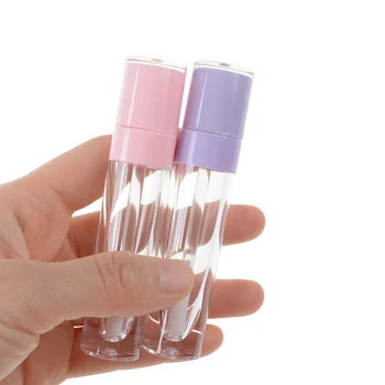 

6.4ml Empty Lip Gloss Bottle Round Tube DIY Lipstick Container Refillable Vials Sample Display Makeup Accessories Refillable