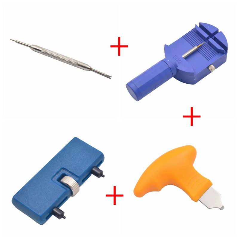 Herramientas de mantenimiento de reloj multifunción, kit de herramientas para desmontar relojes de mesa, caja de injerto, destornillador, eliminador de pasador de reloj