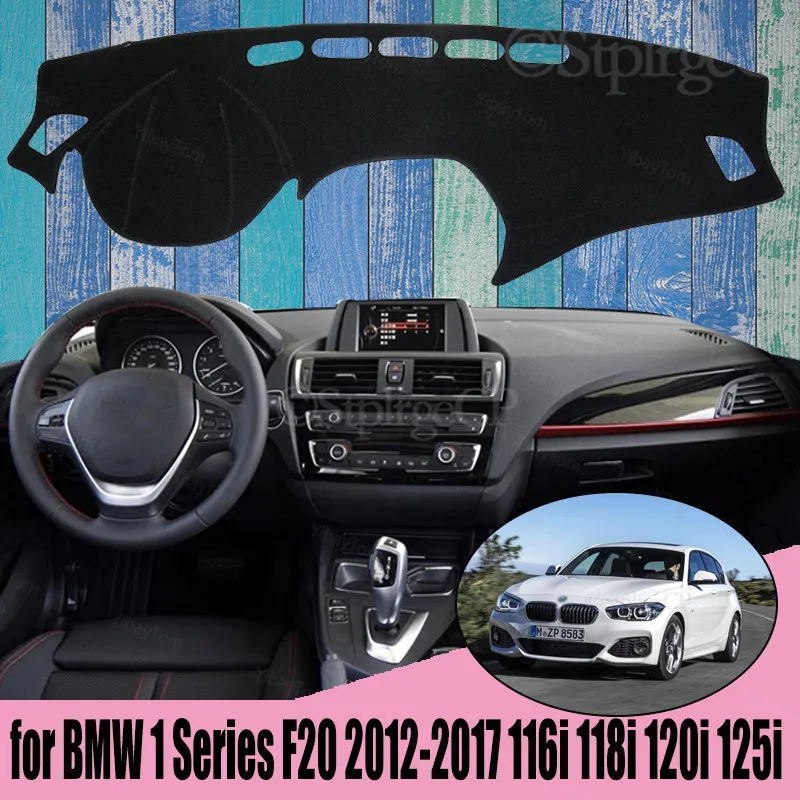 

Чехлы для BMW 1 серии F20 2012-2017 116i 118i 120i 125i, автомобильные чехлы для стайлинга, коврик для приборной панели, солнцезащитный козырек, крышка приборной панели