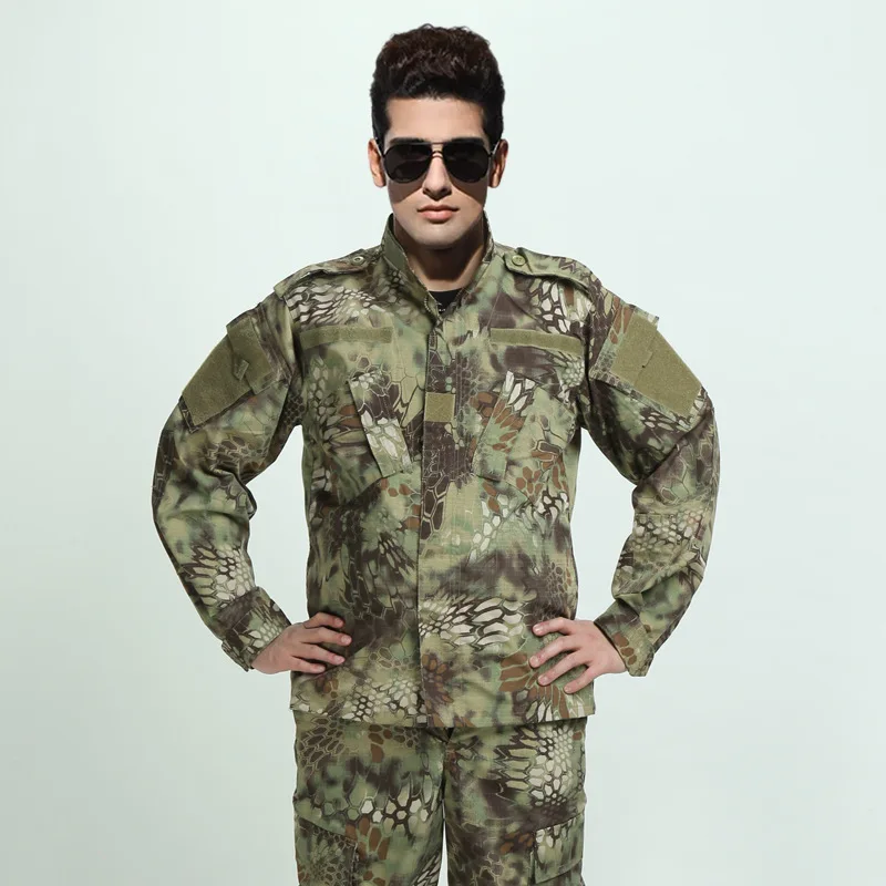 kryptek MOUNTAIN Армейский темно-синий BDU сp MultiCam Камуфляжный костюм в стиле милитари Униформа Тактический Боевой страйкбол Фарда только куртка и брюки - Цвет: kryptek MOUNTAIN