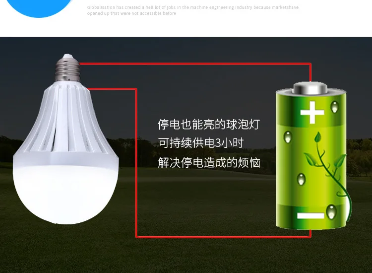 Household LED Emergency Bulb Magic Bulb Water Gets Light 7w Smart Emergency Bulb Lamp Energy Saving LED Bulb