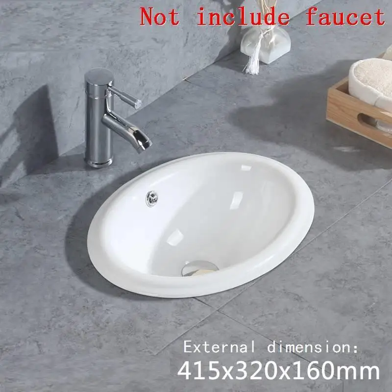 Version B Waschtisch Umywalka Lavandino Lavatorio Bagno мягкая де собре Encimera Баньо умывальник Ванная комната Куба, двойной ванный кран для раковины, кран для раковины, умывальник - Цвет: Version B