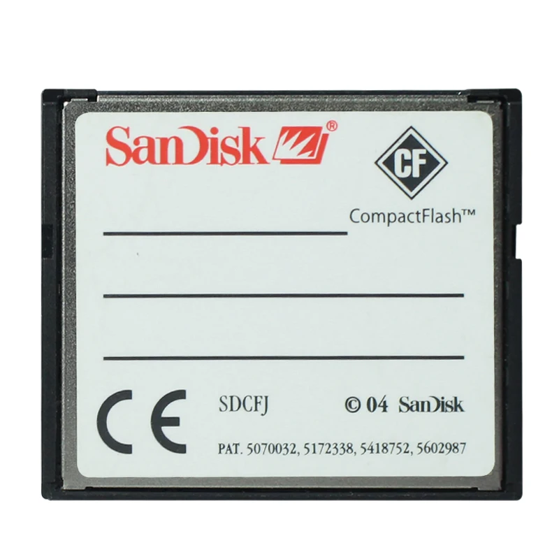 Оригинальная карта памяти sandisk CF 64MB 128MB 256MB CompactFlash карта памяти CF