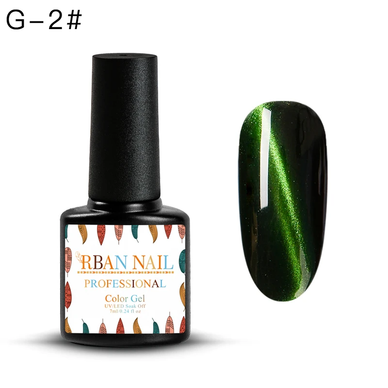 K0975 RBAN NAIL 6 мл 9D Galaxy Гель-лак для ногтей с эффектом «кошачий глаз» Хамелеон для использования с магнитом замочить от УФ/светодиодный лак для ногтей Полупостоянный Маникюр гель лак - Цвет: K0975