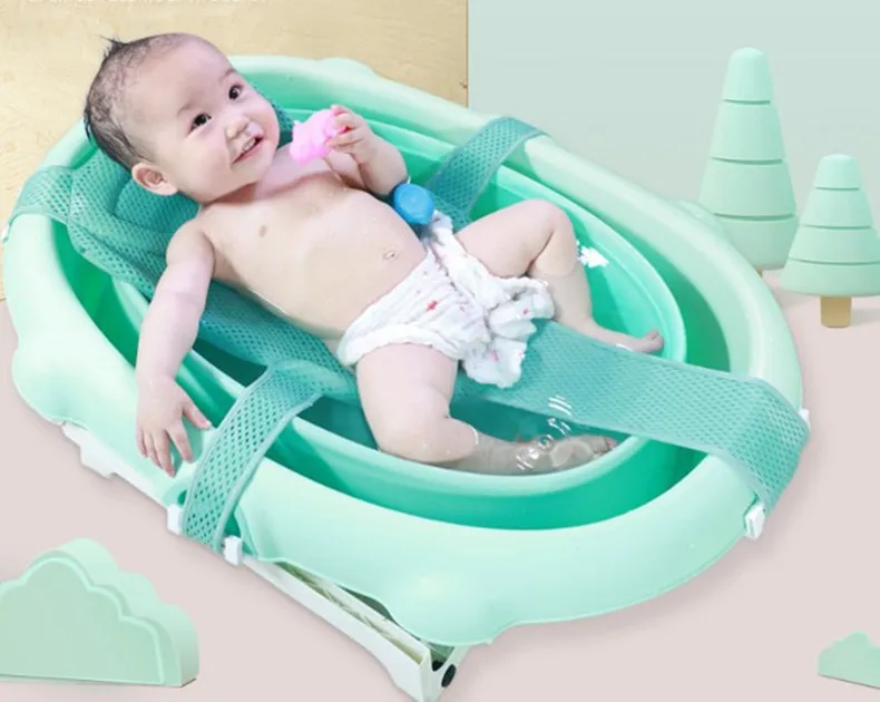Filet De Bain Pour Bebe Support De Poche Artefact Nouveau Ne Lit Universel Baignoire Produits De Douche Sandwich Pour Enfants Velours Complet Aliexpress