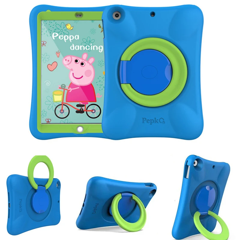 

Eva cover For iPad 9.7 2017 2018 kids coque funda Rotating 5th 6th generation case light for iPad 5 6 cover for iPad air 2 air