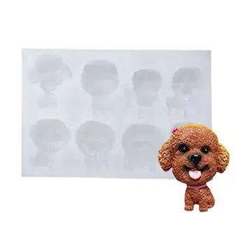 

Cute Dog Corgi French Bulldog Silicone Mold Fondant Chocolate Candy Resin Mold