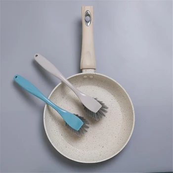 

Blackish green/gray Pan Pot Brush Dishwasher Cleaning Brush Kitchenware Brush Kitchen Pan Cleaner Household Cleaning Tools
