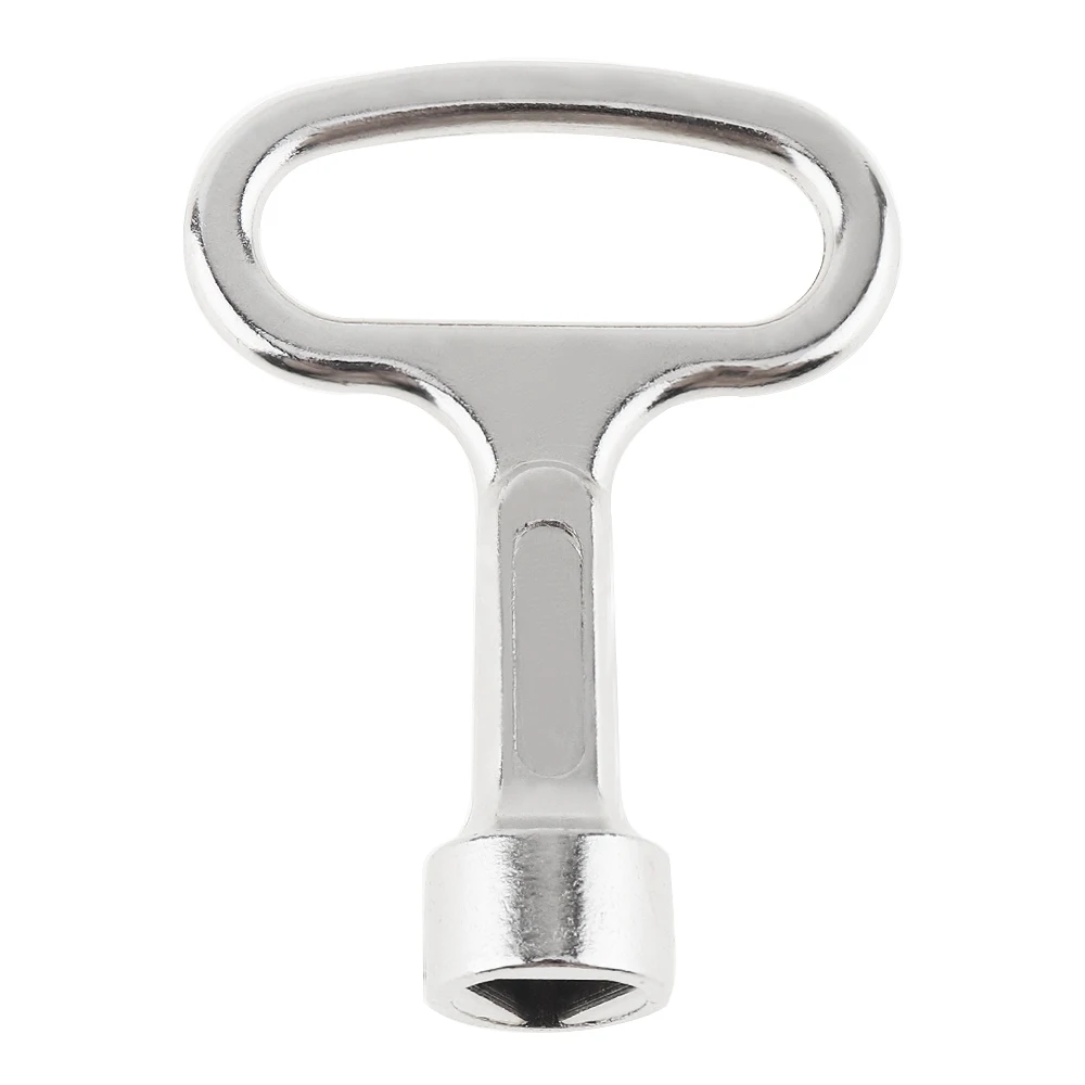 

Multifunction Small Zinc Alloy Plumber Key Wrench Triangle Wrench for Electric Control Cabinet Tap / Water Valve / Elevator Door