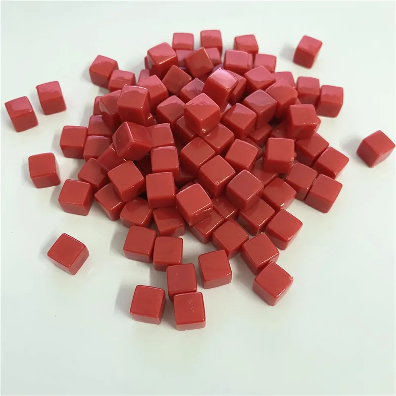 Set of 100 Clear Acrylic Dice