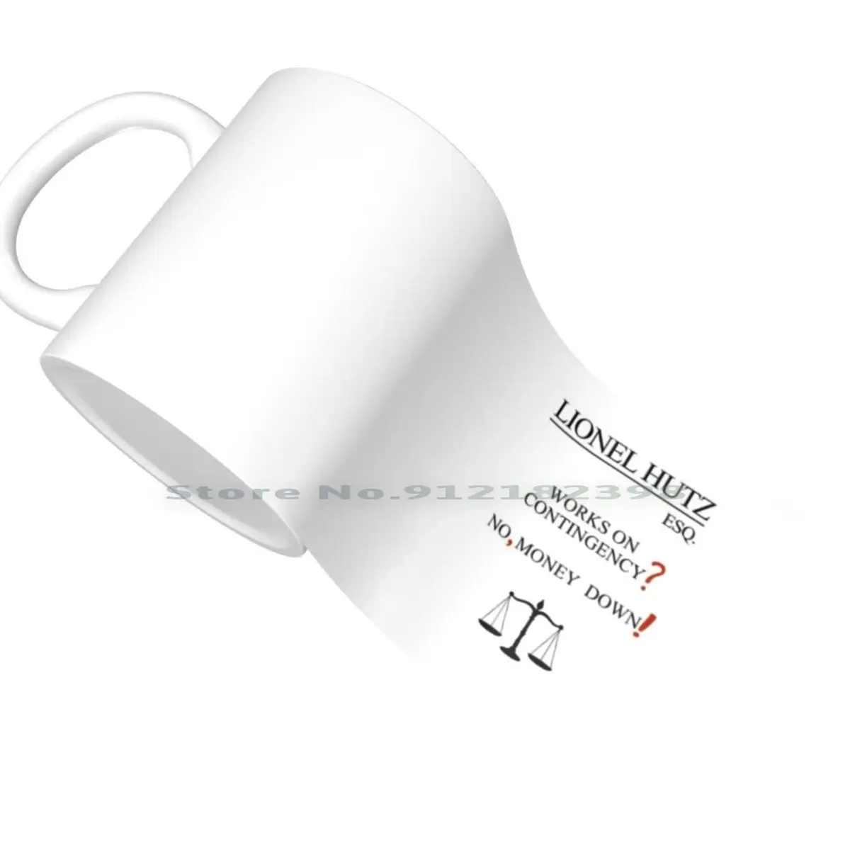 Lionel Hutz Card Ceramic Mugs Coffee Cups Milk Tea Mug Lionel Hutz Lawyer  Law Contingency Money Down No Money Bart Homer Lawyer - AliExpress