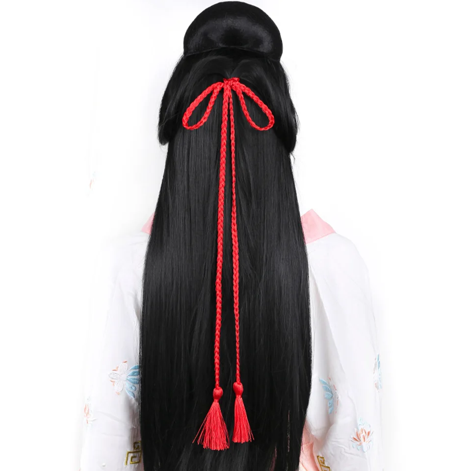 Китайский древний стиль, вышивка, Hanfu, повязка для волос, косплей, бронзовая, вишневый цвет, кисточка, лента для волос, костюм, аксессуары для волос - Цвет: J1-H
