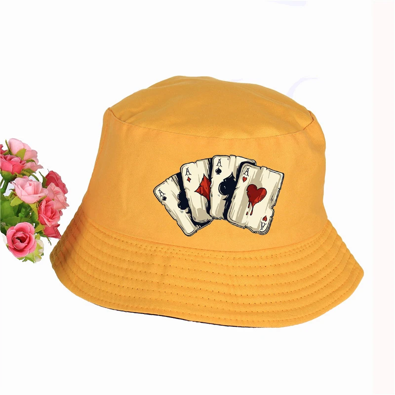 Poker Spades интересные шляпы с принтом, летние высококачественные рыбацкие шляпы для женщин и мужчин, рыбацкие шляпы, Снэпбэк шляпы
