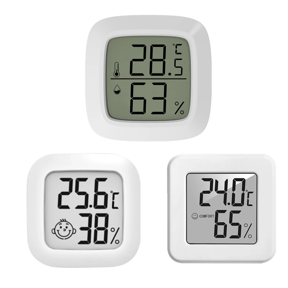 New Mini LCD Digital Thermometer Hygrometer Indoor Electronic Temperature  Hygrometer Sensor Meter Household Thermometer