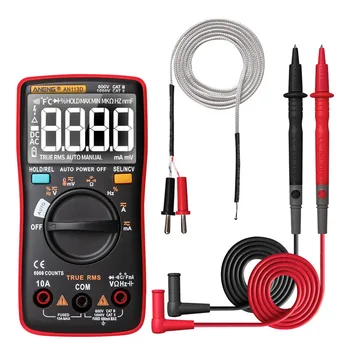

ANENG AN113D Digital Multimeter 6000 Counts Auto Ranging AC DC Voltage Meter 3 Colors Multimeter Tester 3 times /second HR